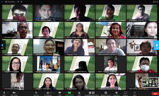 Virtual In–Service Training 2021