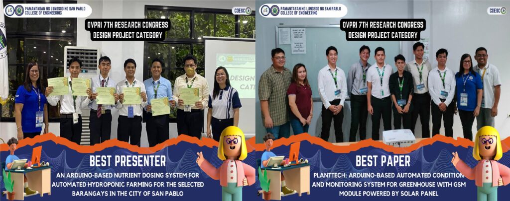 COE best presenter and paper