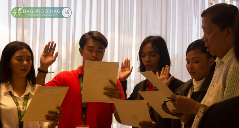 Newly Elected University Student Parliament Officers of Pamantasan ng Lungsod ng San Pablo (PLSP) Take Oath in Ceremony