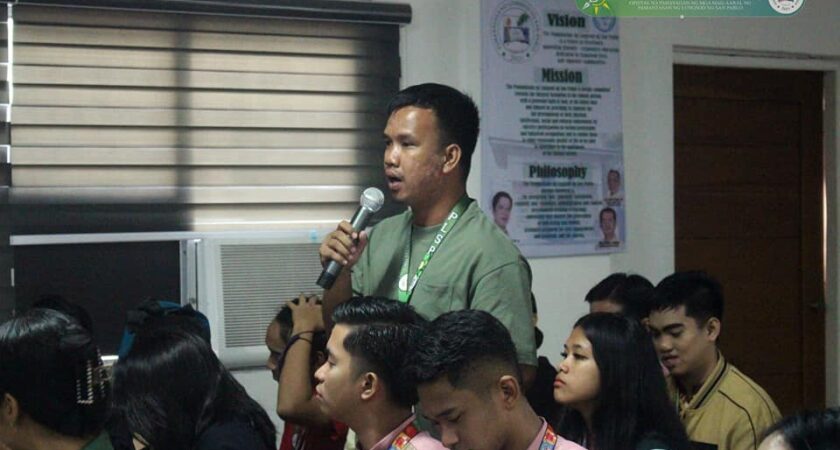 Pamantasan ng Lungsod ng San Pablo (PLSP) opens a forum for the third Student Hour