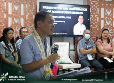 The Association of Local Colleges and Universities Commission on Accreditation (ALCUCOA) presented and confirmed the accreditation results of the Pamantasan ng Lungsod ng San Pablo
